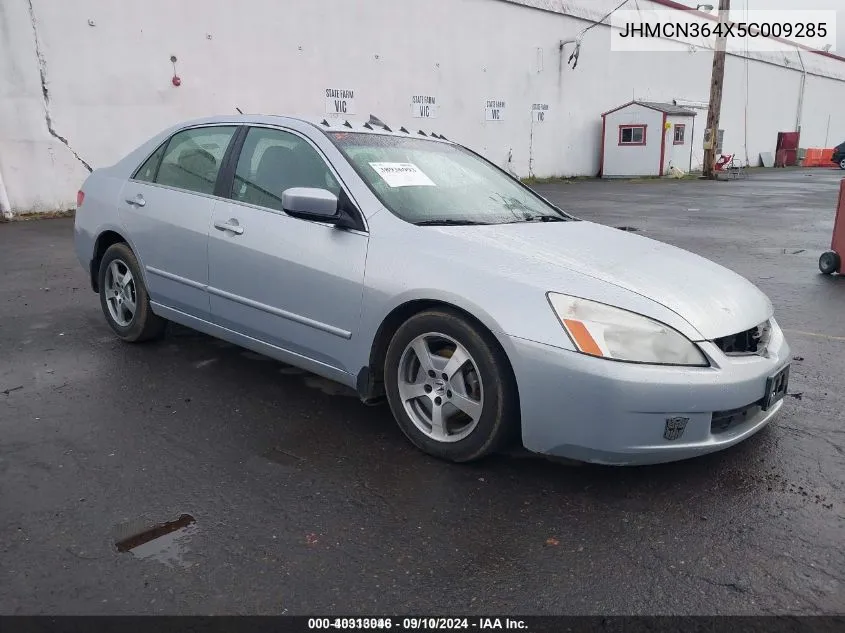 2005 Honda Accord Hybrid Ima VIN: JHMCN364X5C009285 Lot: 40313046