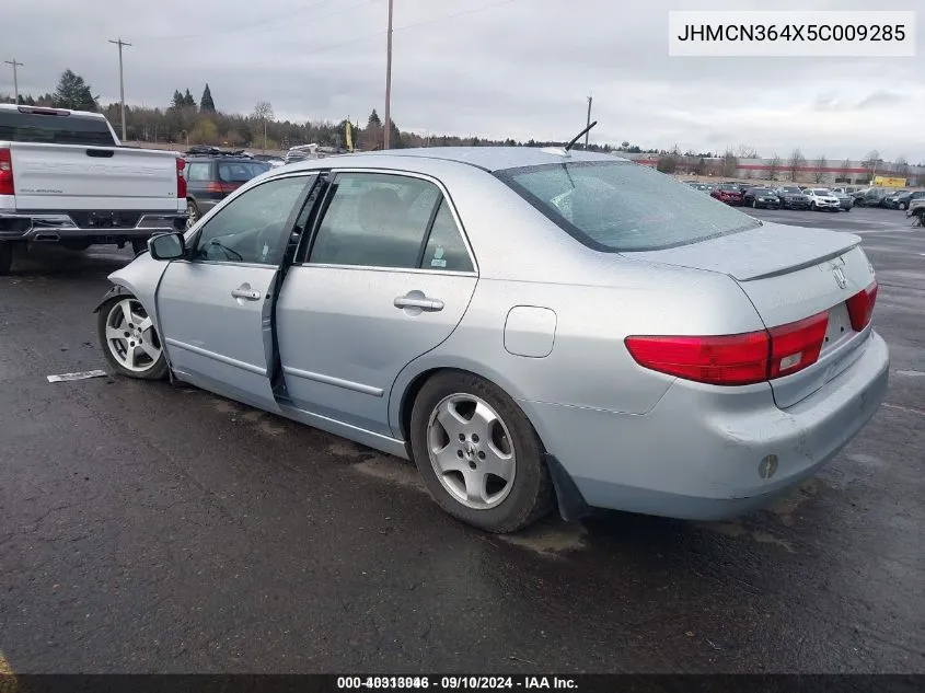 2005 Honda Accord Hybrid Ima VIN: JHMCN364X5C009285 Lot: 40313046