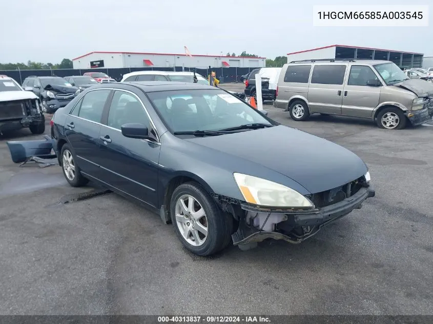 2005 Honda Accord 3.0 Ex VIN: 1HGCM66585A003545 Lot: 40313837