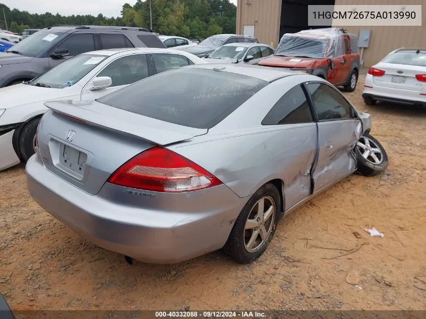 2005 Honda Accord 2.4 Ex VIN: 1HGCM72675A013990 Lot: 40332088