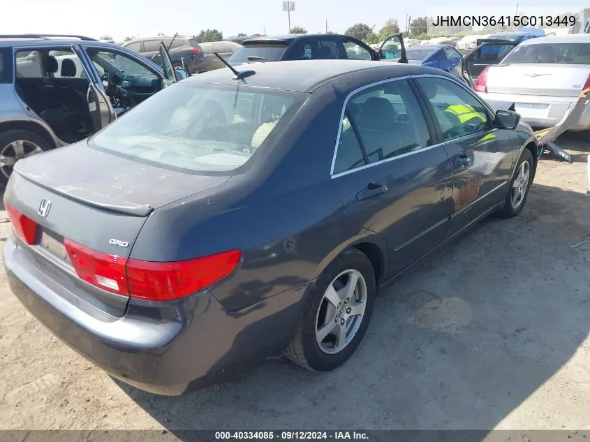 JHMCN36415C013449 2005 Honda Accord Hybrid Ima