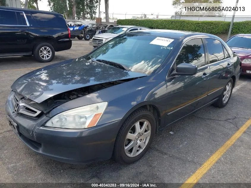 1HGCM66805A024013 2005 Honda Accord 3.0 Ex