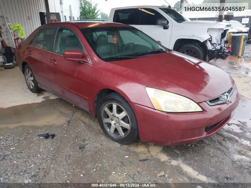 1HGCM66535A045587 2005 Honda Accord 3.0 Ex