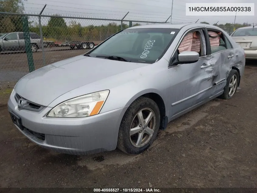 2005 Honda Accord 2.4 Ex VIN: 1HGCM56855A009338 Lot: 40555527