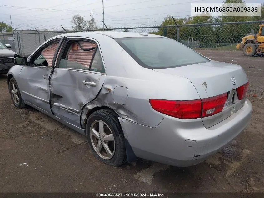 2005 Honda Accord 2.4 Ex VIN: 1HGCM56855A009338 Lot: 40555527