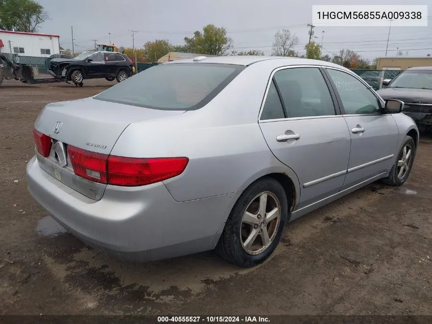 2005 Honda Accord 2.4 Ex VIN: 1HGCM56855A009338 Lot: 40555527