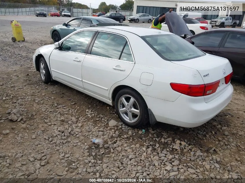 1HGCM56875A131697 2005 Honda Accord 2.4 Ex