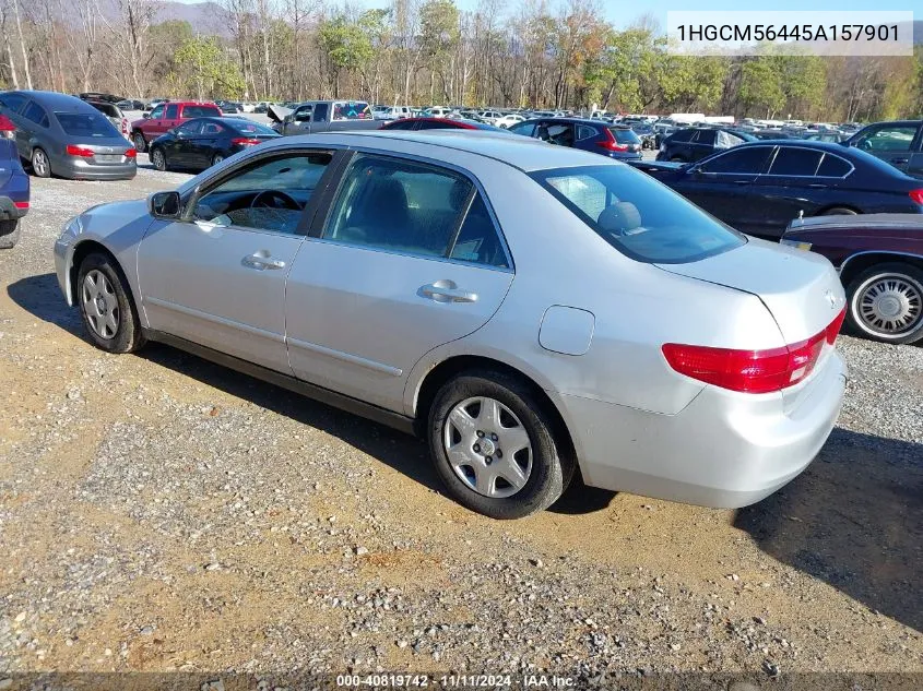 2005 Honda Accord Lx VIN: 1HGCM56445A157901 Lot: 40819742