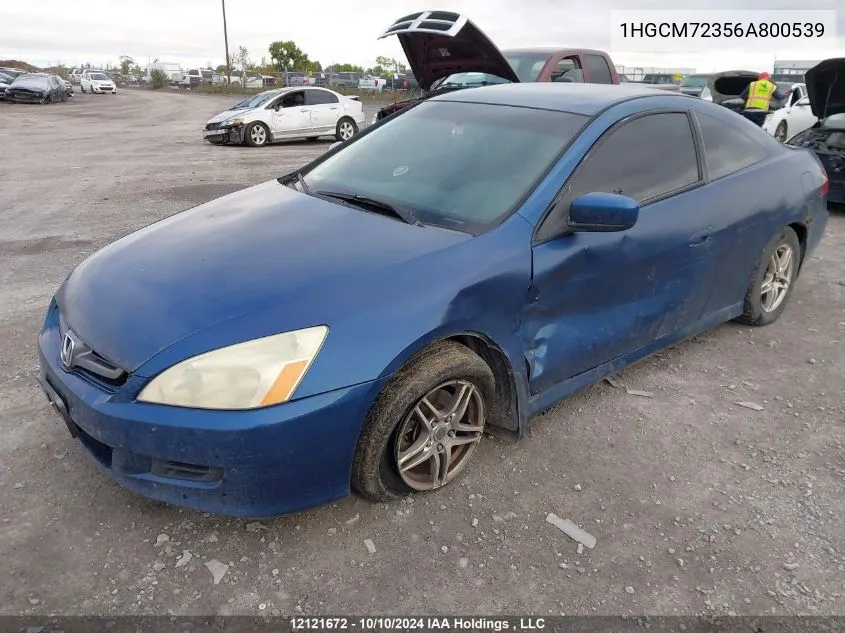 1HGCM72356A800539 2006 Honda Accord