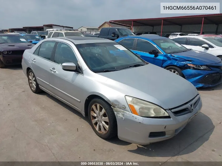 1HGCM66556A070461 2006 Honda Accord 3.0 Ex