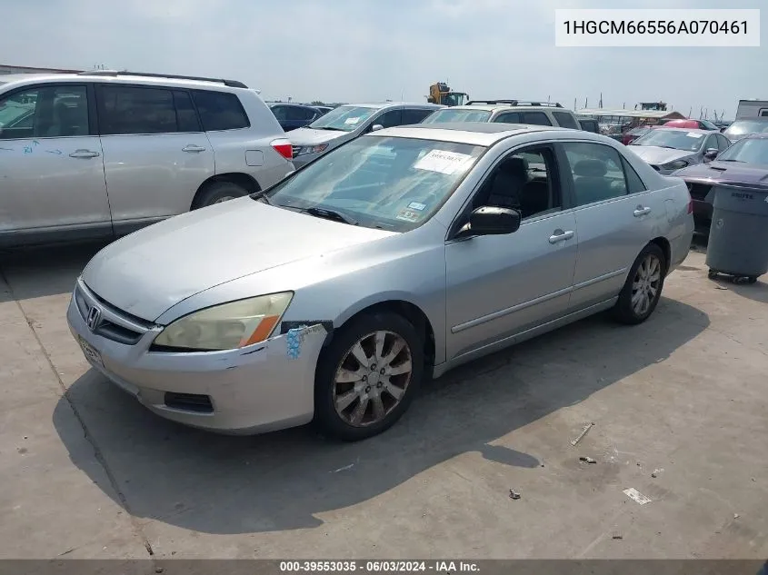 1HGCM66556A070461 2006 Honda Accord 3.0 Ex