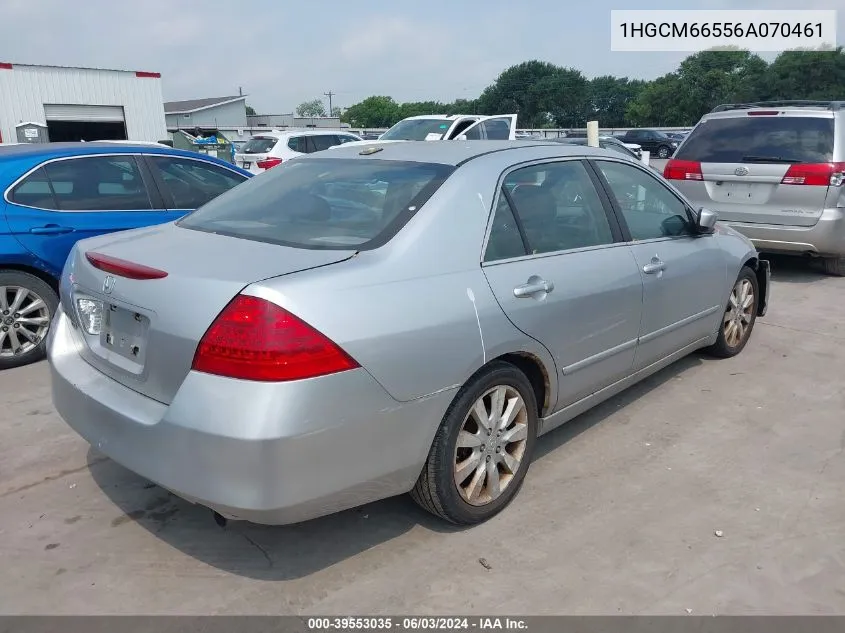 1HGCM66556A070461 2006 Honda Accord 3.0 Ex