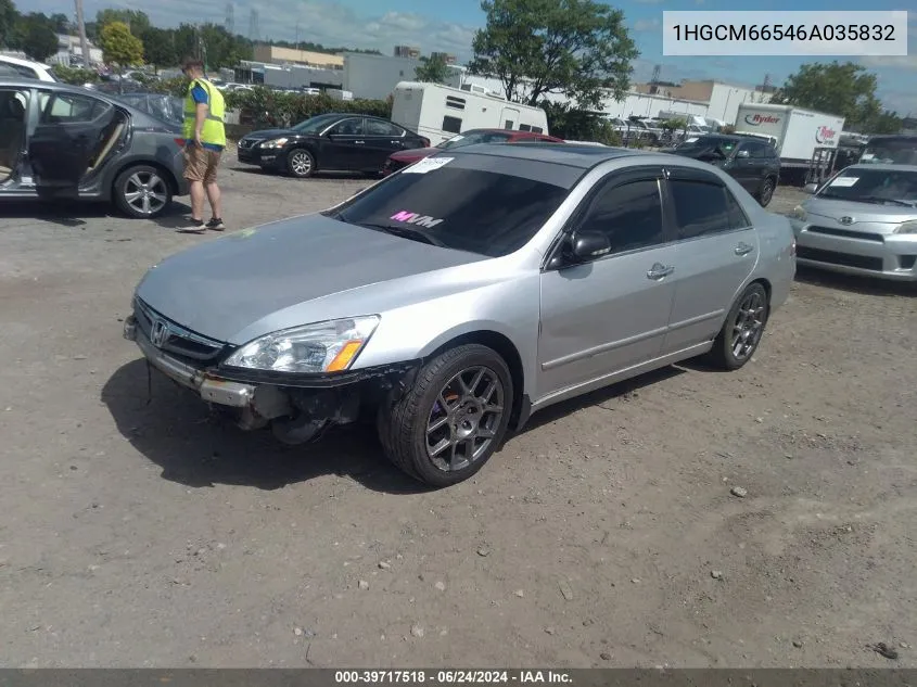 1HGCM66546A035832 2006 Honda Accord 3.0 Ex