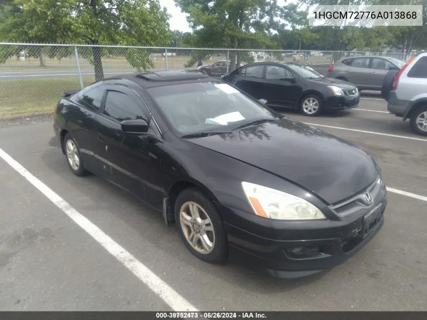 2006 Honda Accord 2.4 Ex VIN: 1HGCM72776A013868 Lot: 39752473