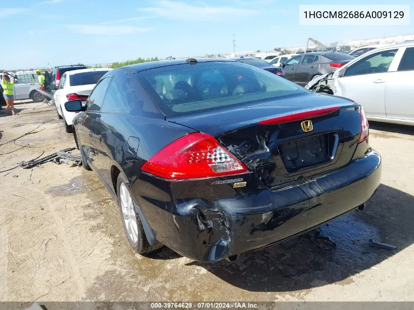 2006 Honda Accord 3.0 Ex VIN: 1HGCM82686A009129 Lot: 39764629