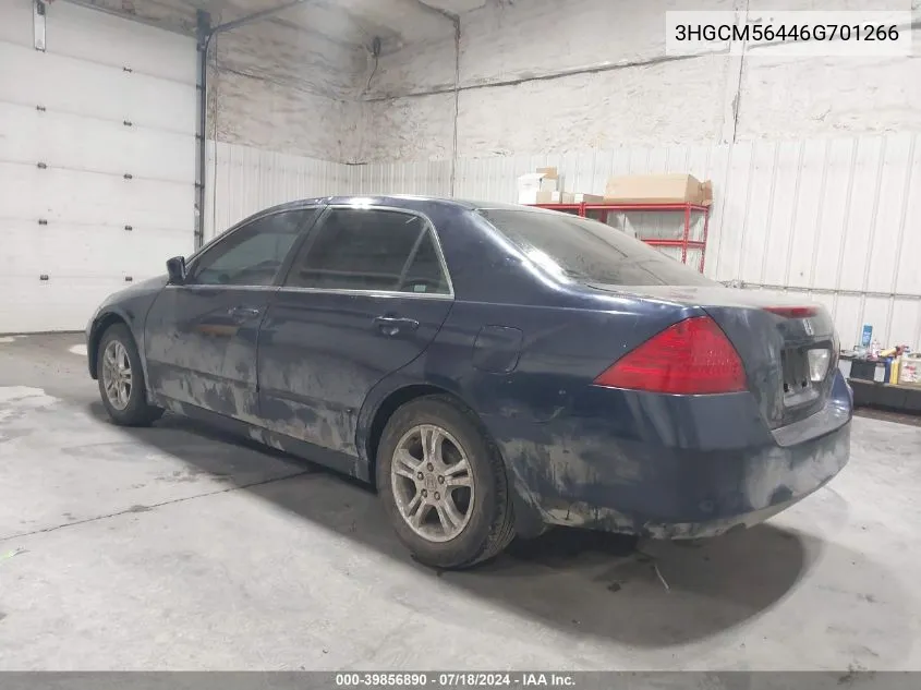 3HGCM56446G701266 2006 Honda Accord 2.4 Lx