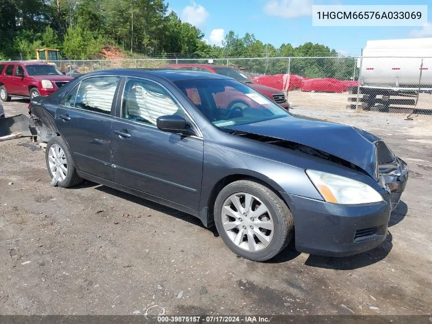 2006 Honda Accord 3.0 Ex VIN: 1HGCM66576A033069 Lot: 39875157