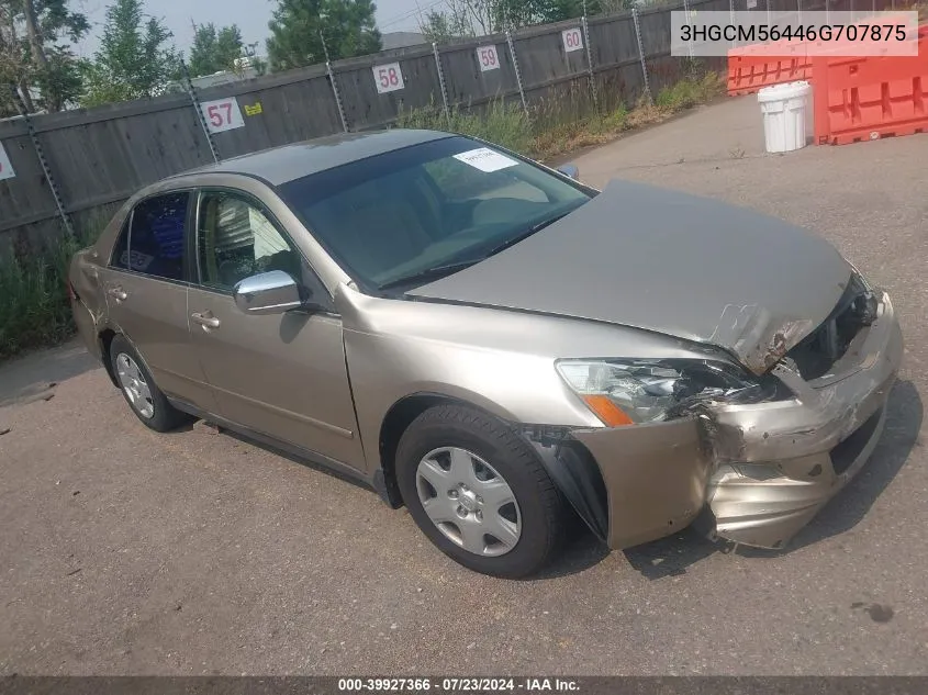 3HGCM56446G707875 2006 Honda Accord 2.4 Lx