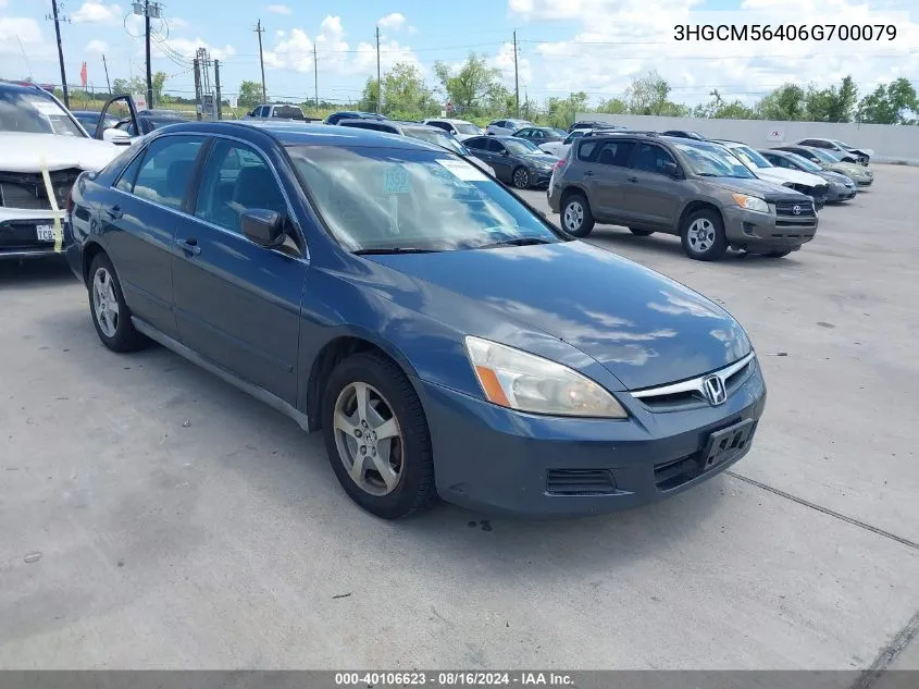 3HGCM56406G700079 2006 Honda Accord 2.4 Lx