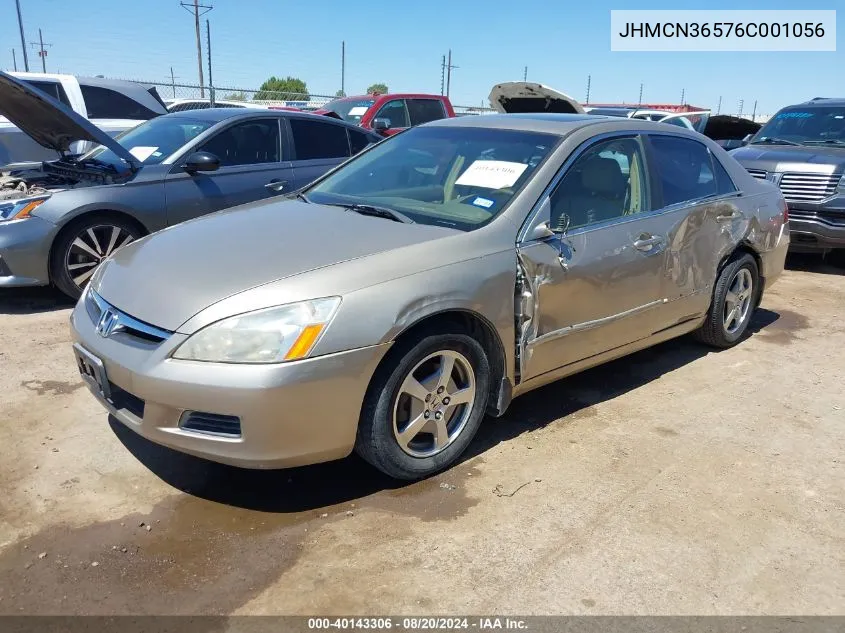 JHMCN36576C001056 2006 Honda Accord Hybrid