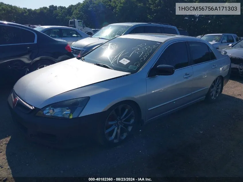 1HGCM56756A171303 2006 Honda Accord 2.4 Ex