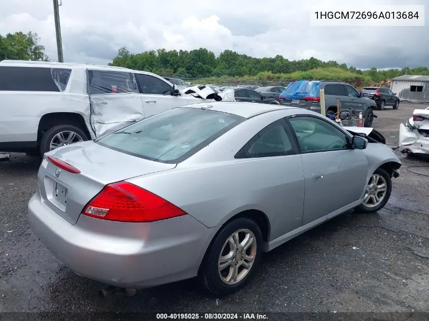 1HGCM72696A013684 2006 Honda Accord 2.4 Ex