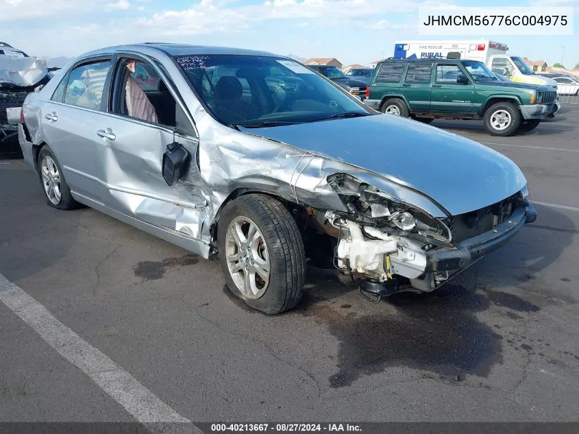 JHMCM56776C004975 2006 Honda Accord 2.4 Ex