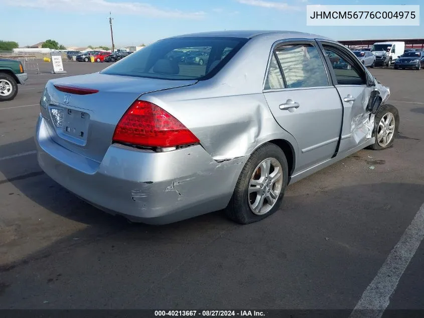 JHMCM56776C004975 2006 Honda Accord 2.4 Ex