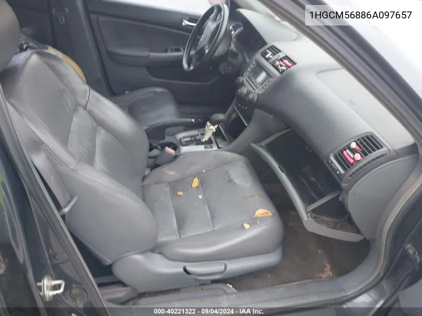 1HGCM56886A097657 2006 Honda Accord 2.4 Ex