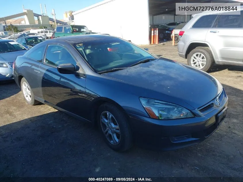 1HGCM72776A018844 2006 Honda Accord Ex