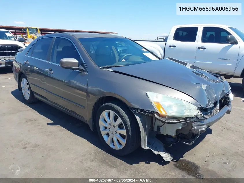 1HGCM66596A006956 2006 Honda Accord Ex