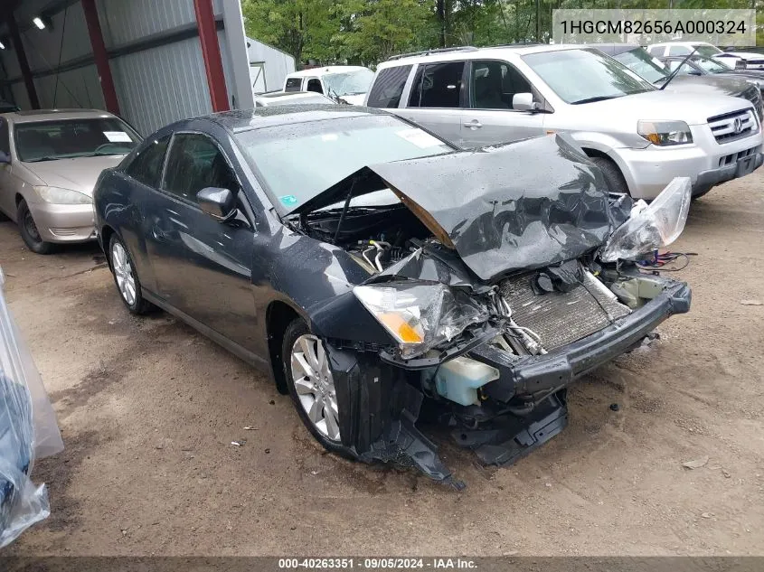 1HGCM82656A000324 2006 Honda Accord 3.0 Ex