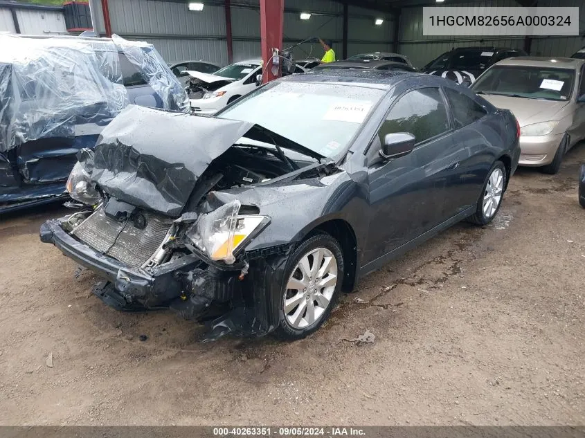 1HGCM82656A000324 2006 Honda Accord 3.0 Ex