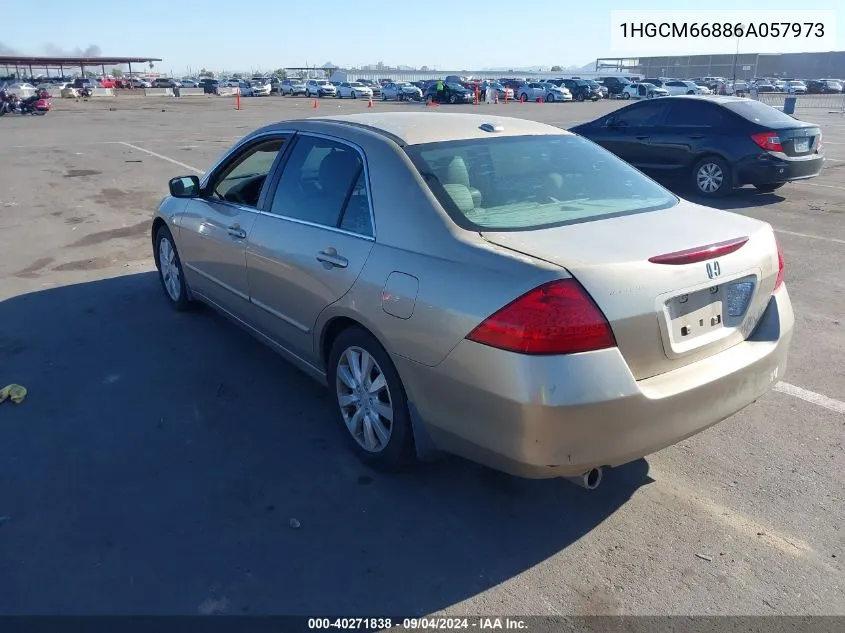 2006 Honda Accord Ex VIN: 1HGCM66886A057973 Lot: 40271838