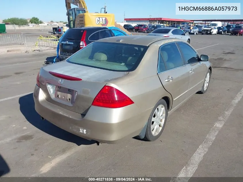 2006 Honda Accord Ex VIN: 1HGCM66886A057973 Lot: 40271838