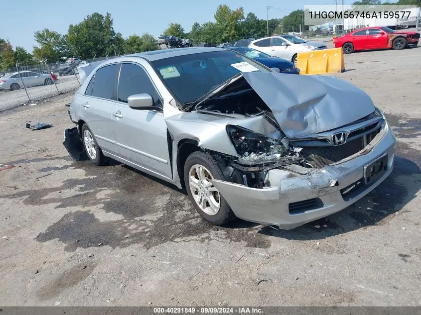 1HGCM56746A159577 2006 Honda Accord 2.4 Ex