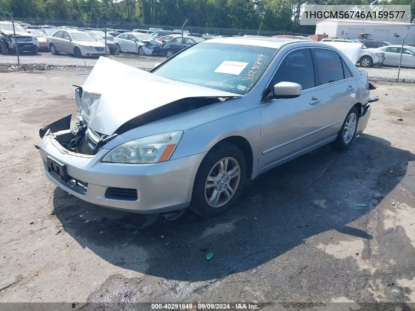 1HGCM56746A159577 2006 Honda Accord 2.4 Ex