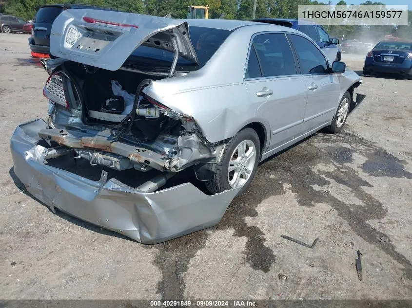 1HGCM56746A159577 2006 Honda Accord 2.4 Ex