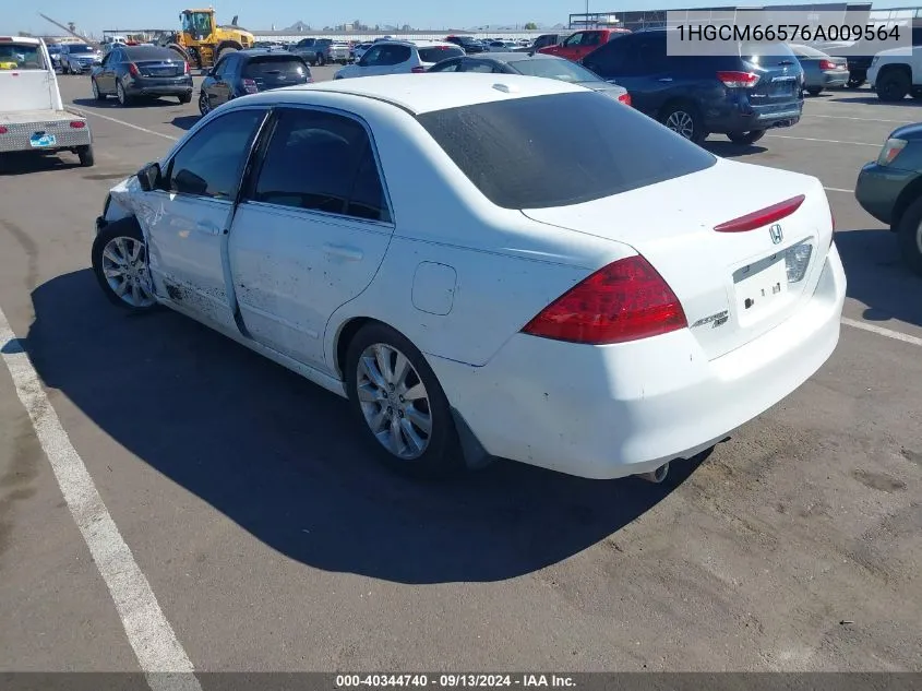 2006 Honda Accord Ex VIN: 1HGCM66576A009564 Lot: 40344740