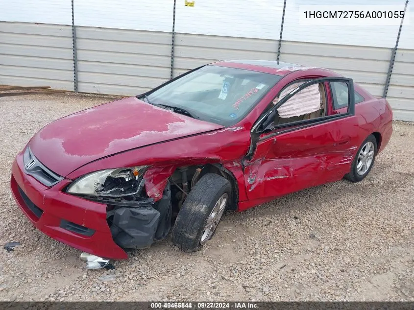 1HGCM72756A001055 2006 Honda Accord 2.4 Ex