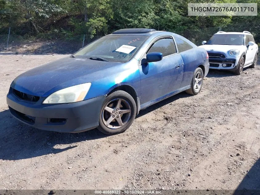 1HGCM72676A011710 2006 Honda Accord 2.4 Ex