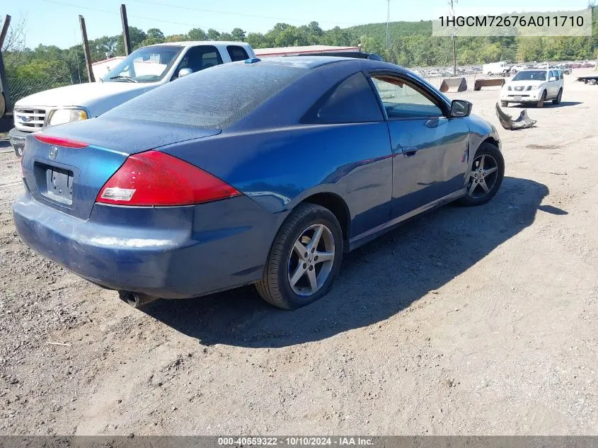 1HGCM72676A011710 2006 Honda Accord 2.4 Ex