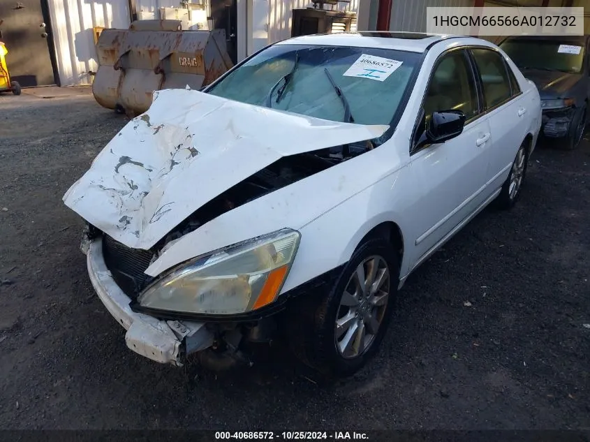 1HGCM66566A012732 2006 Honda Accord 3.0 Ex