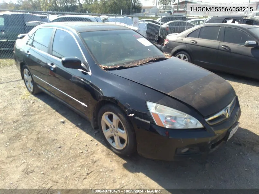 1HGCM65556A058215 2006 Honda Accord 3.0 Ex