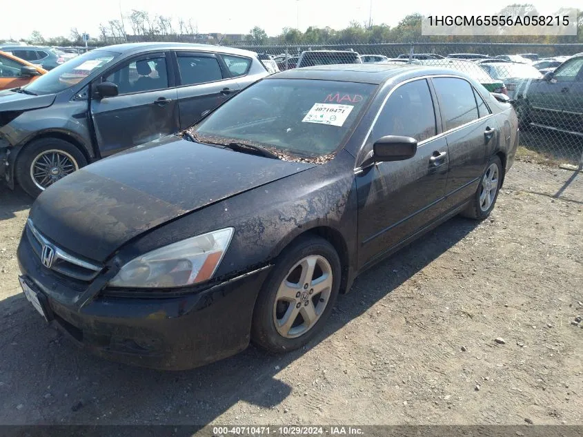 1HGCM65556A058215 2006 Honda Accord 3.0 Ex