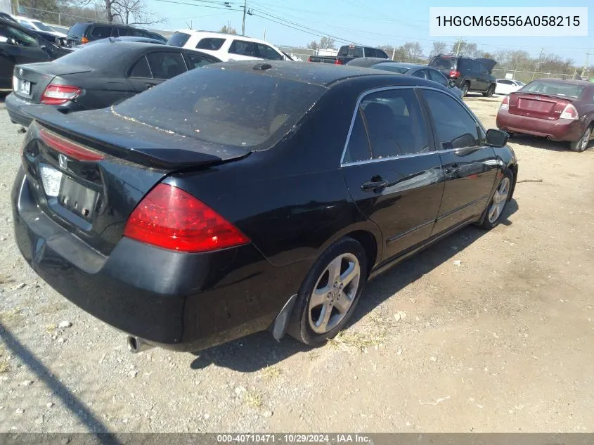 1HGCM65556A058215 2006 Honda Accord 3.0 Ex