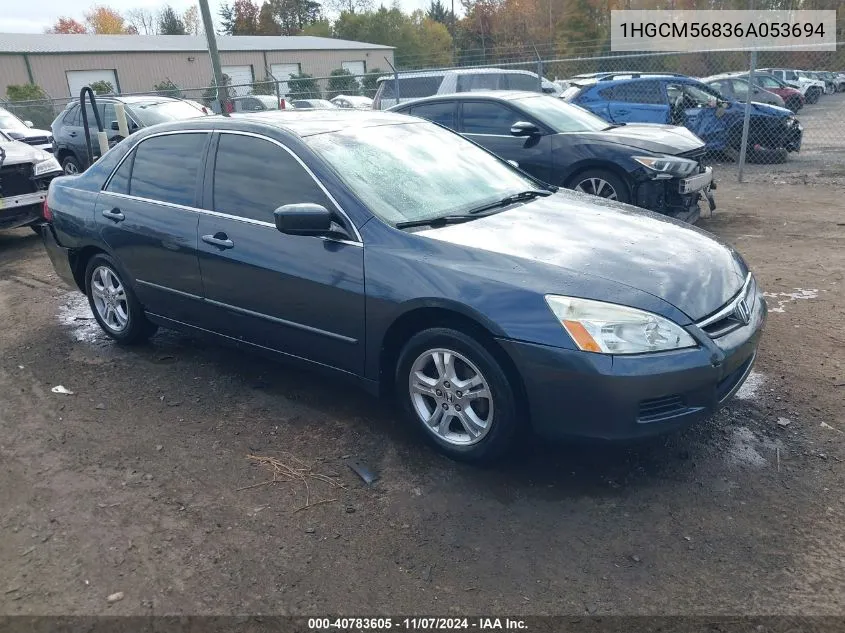 1HGCM56836A053694 2006 Honda Accord 2.4 Ex