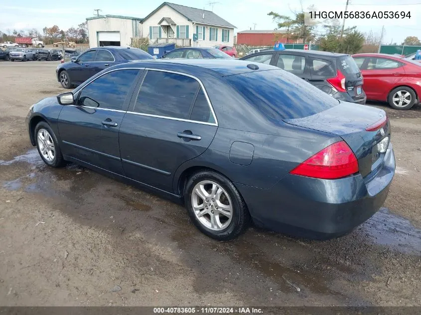 1HGCM56836A053694 2006 Honda Accord 2.4 Ex