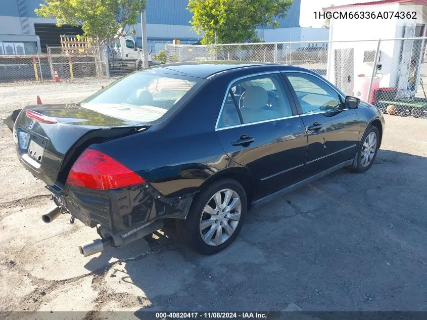 1HGCM66336A074362 2006 Honda Accord 3.0 Lx