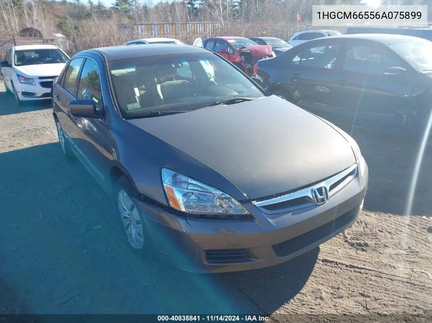 2006 Honda Accord 3.0 Ex VIN: 1HGCM66556A075899 Lot: 40835841